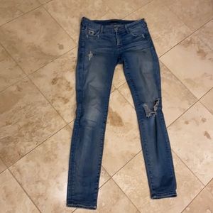 Koral distressed skinny jeans